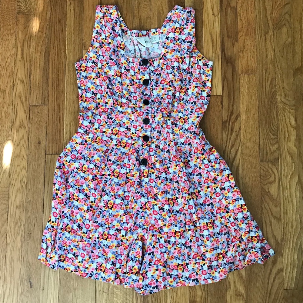 Vintage floral romper - Picture 5 of 7